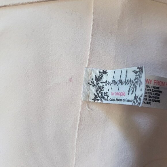 NWOT Free People Intimately Sage Longline Bralette Bra Nude Cream Size S - Picture 6 of 10